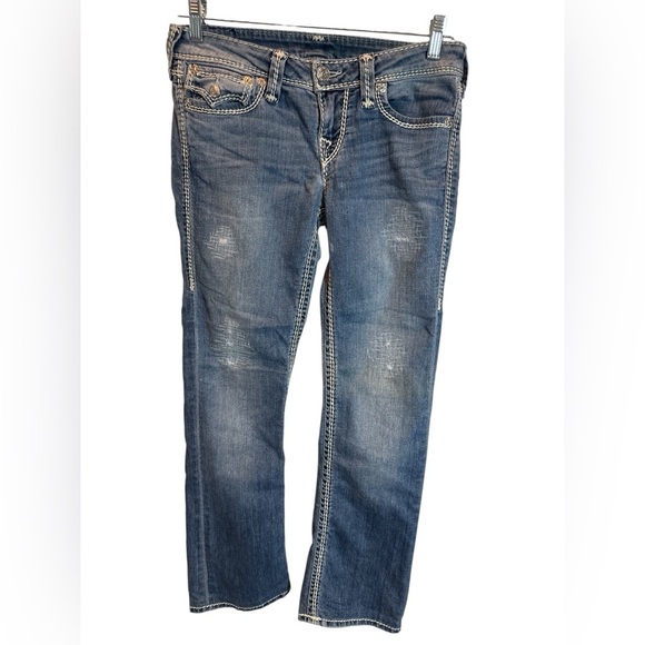 True Religion Julie Jeans Women’s Size 27 Bootcut Light Wash Y2K 90s - Picture 1 of 7